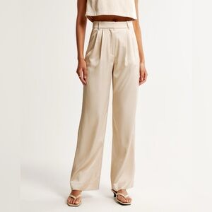 Abercrombie Sloane Tailored Satin Pant